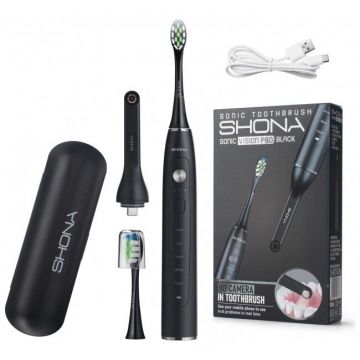 Periuta de Dinti Electrica Sonic Vision Pro + Wi-Fi Camera Black