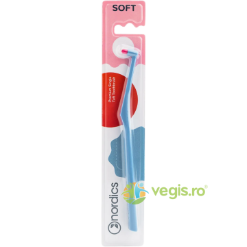 Periuta de Dinti Moale Albastra Single Tuft 1buc