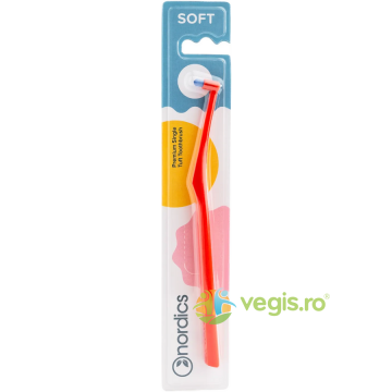 Periuta de Dinti Moale Rosie Single Tuft 1buc