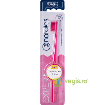 Periuta de Dinti Moale Roz 6580 Filamente Expert 1buc