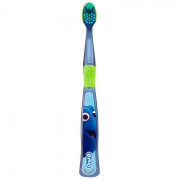 Periuta de Dinti pentru Copii, Oral-B, Pixar, Finding Dory, Varsta 3+ Ani, Multi-Protectie, Peri Moi, Albastra