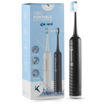 Periuta Electrica 3-in-1 cu Irigator Bucal si cap eliminare tartru KleVero - Default Title