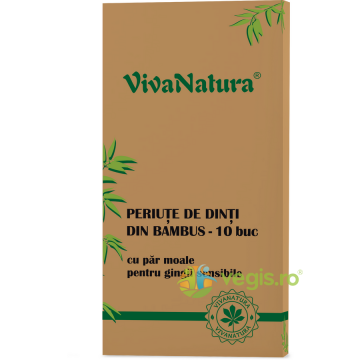Periute de Dinti din Bambus 10buc/cutie