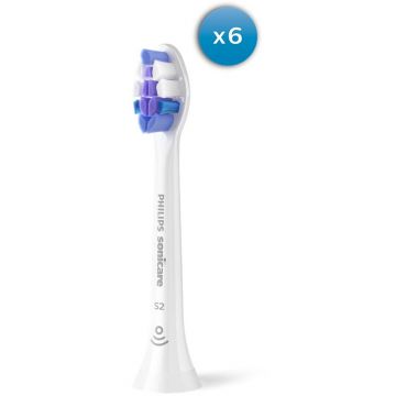 Philips Rezerve periuta electrica Philips HX6056/87 Sonicare Sensitive, 6 bucati, Alb
