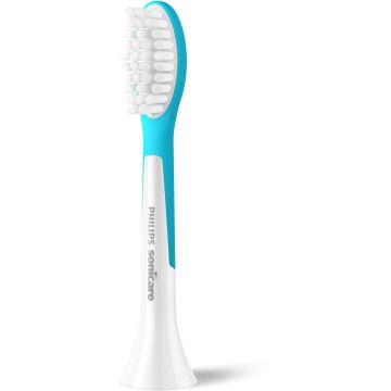 Philips Set de 2 capete de periere standard pentru copii Philips Sonicare HX6042/90, Alb-Albastru