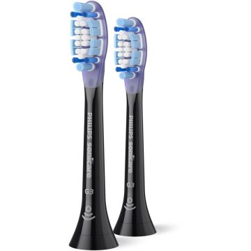 Philips Set de 2 capete standard Philips Sonicare G3 Premium Gum Care HX9052/88, Negru