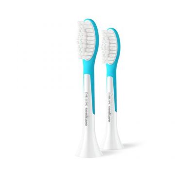 Rezerva periuta electrica Philips Sonicare pentru copii HX6042/90, 2 bucati (Alb/Albastru)