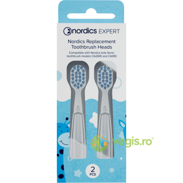 Rezerve pentru Periuta de Dinti 1-8 ani Albastra 2bucati