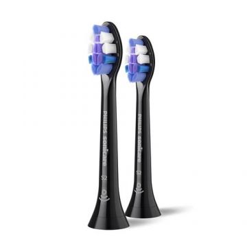 Rezerve pereiuta electrica Philips Sonicare Sensitive HX6052/88, 2 capete Sonicare HX6052/8 (Negru)