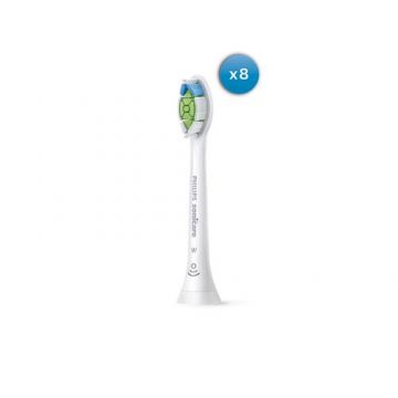 Rezerve periuta de dinti electrica Philips Sonicare Optimal White HX6068/87, 8 bucati (Alb)