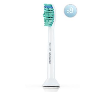 Rezerve periuta electrica Philips Sonicare ProResults HX6018/87, 8 bucati (Alb)