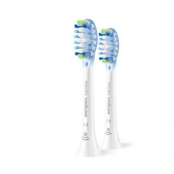 Rezerve periuta electrica Sonicare Premium Plaque Defence HX9042/87, 2 bucati (Alb)