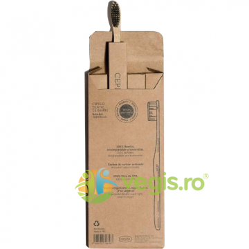 Set Periute de Dinti din Bambus cu Carbon Activ 4buc