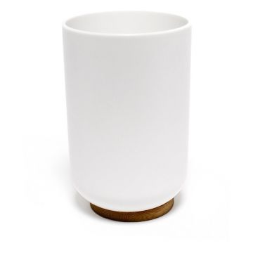 Suport pentru periuța de dinți alb din plastic Smart – douceur d'intérieur