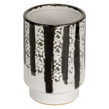 Suport pentru periuța de dinți alb-negru din ceramică Subiza – Wenko