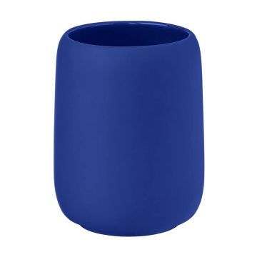 Suport pentru periuța de dinți albastru din ceramică Sono – Blomus
