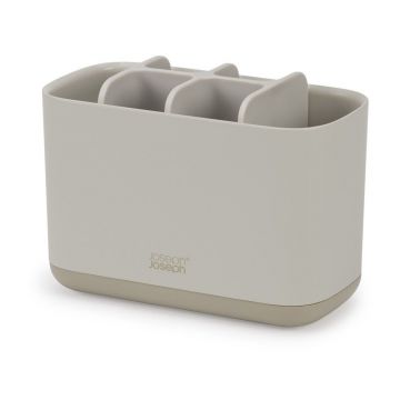 Suport pentru periuța de dinți bej din plastic EasyStore – Joseph Joseph