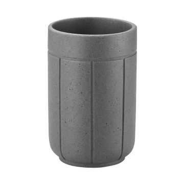 Suport pentru periuța de dinți gri din polirășină Kua – Blomus