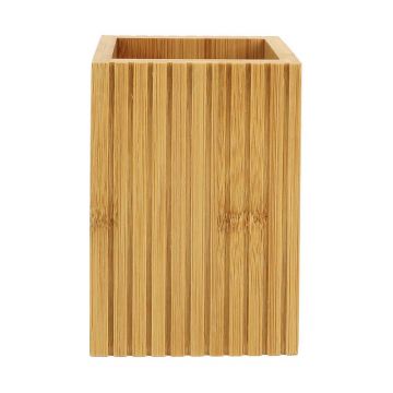 Suport pentru periuța de dinți în culoare naturală din bambus Hanoi – douceur d'intérieur