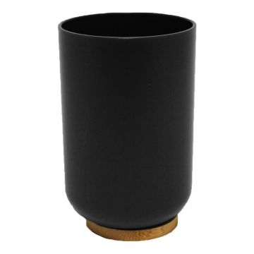 Suport pentru periuța de dinți negru din plastic Smart – douceur d'intérieur