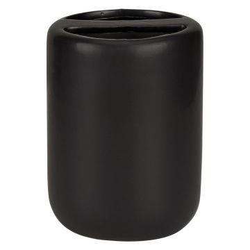 Suport pentru periuța de dinți negru mat din ceramică Olinda – Allstar
