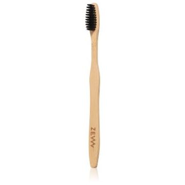 Zew For Men Toothbrush Periuta de dinti de bambus cu cărbune activ